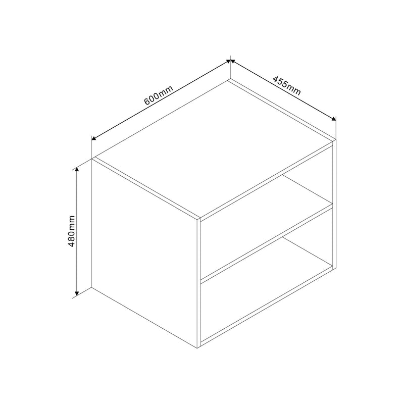 Openvak Liverpool 60cm Grijs