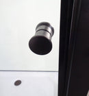 Complete douchecabine 120x80 mat zwart profiel kitvrij Viva Black