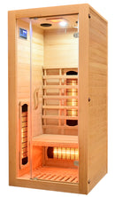 Infrarood sauna voor 1 persoon Malmö 90x90x190cm 1320 Watt