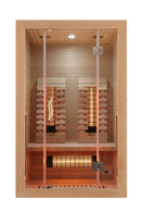 Sauna Malmö 120x105x190cm 2 persoons infrarood lichttherapie