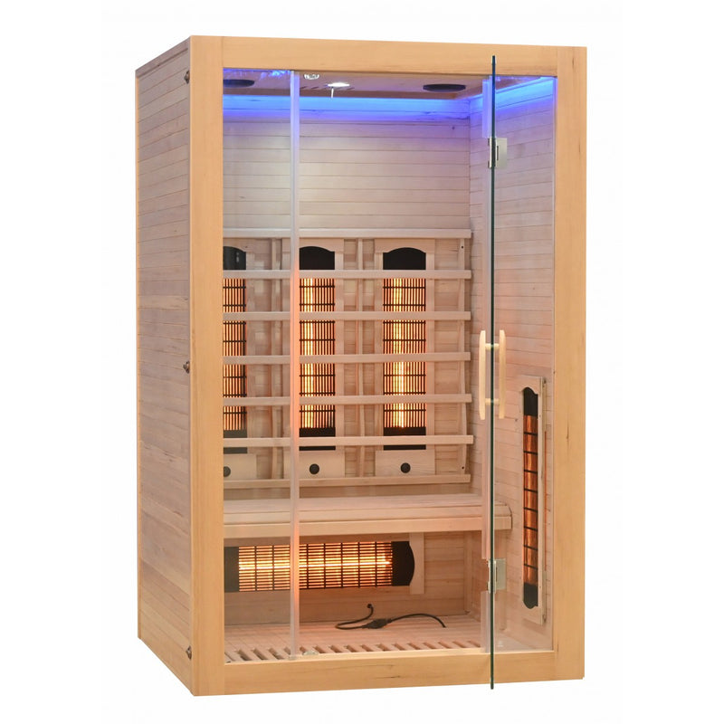 Sauna Malmö 120x105x190cm 2 persoons infrarood lichttherapie