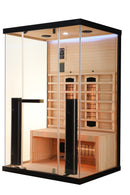 Billund 2 Infrarood Sauna 2 Persoons 1980 Watt Zwart