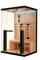 Billund 2 Infrarood Sauna 2 Persoons 1980 Watt Zwart