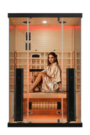 Billund 2 Infrarood Sauna 2 Persoons 1980 Watt Zwart