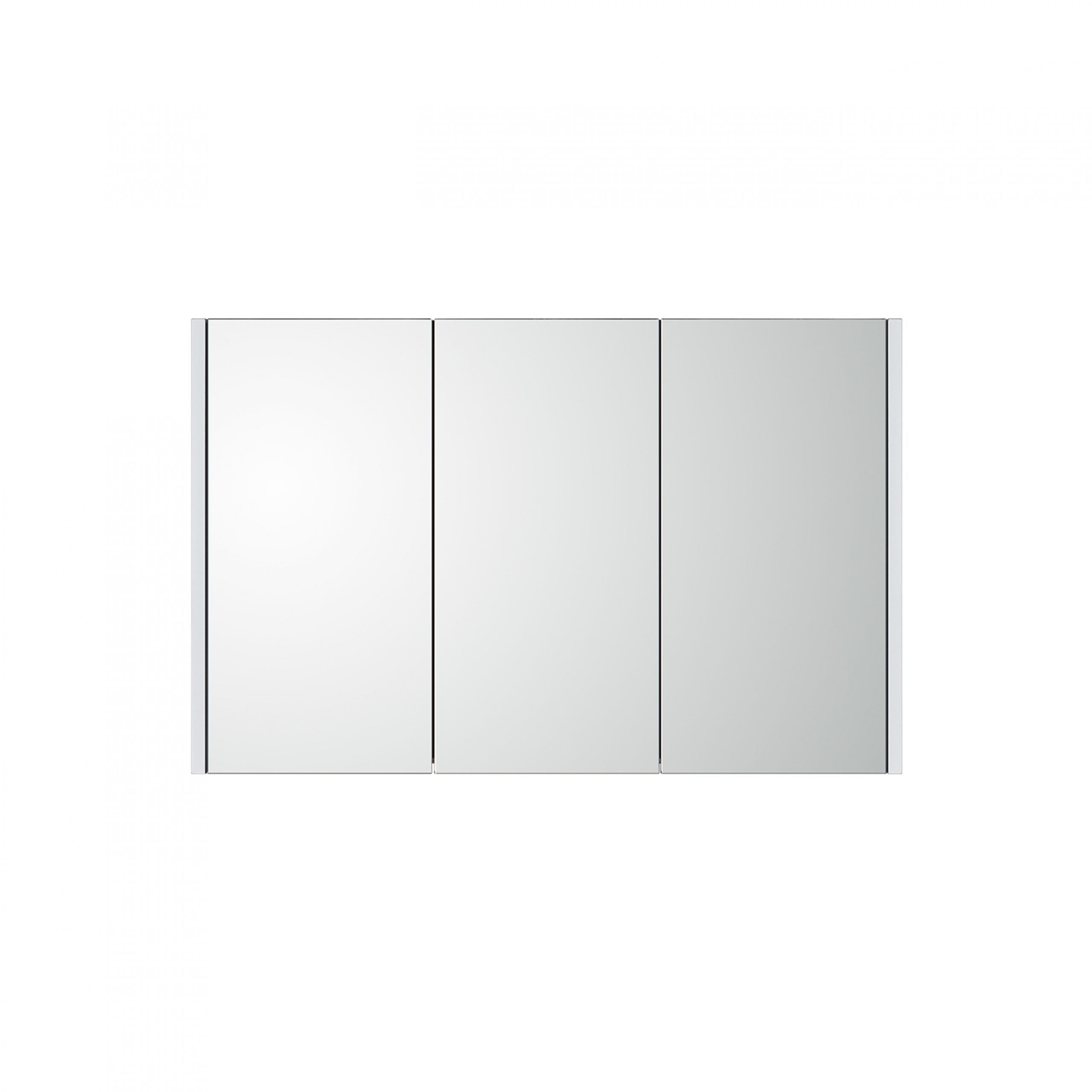 Spiegelkast Leeds 80cm spiegelkast met opbergruimte Hoogglans Wit