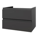 Wastafelkast Sally 80x45 2 softclose laden zonder greep