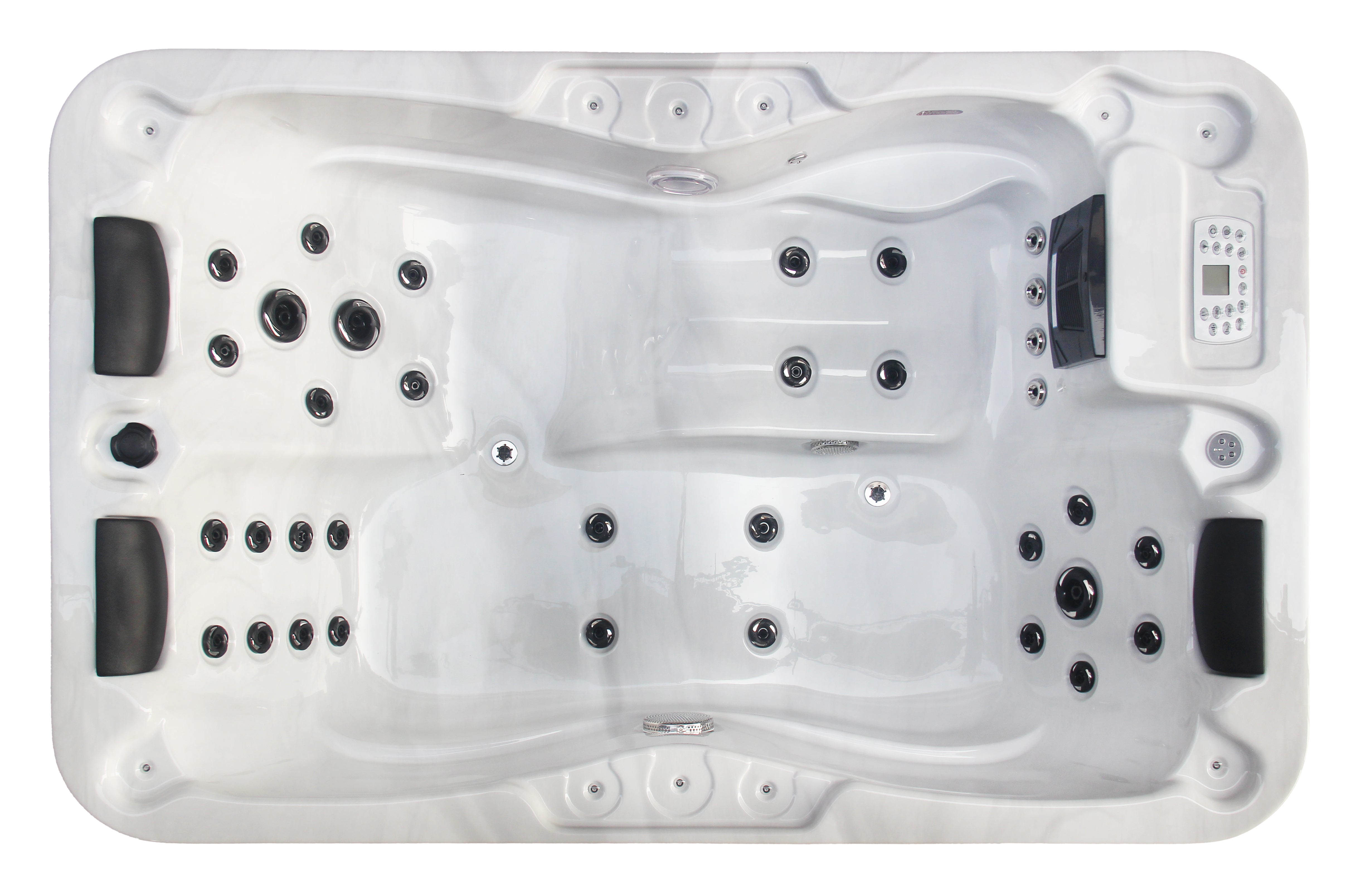 Sanotechnik Modena Outdoor Whirlpool Wit 205x130x70 cm