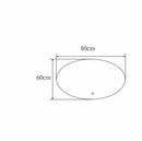 Ovale spiegel met LED verlichting en verwarming Luzi Wenen diverse maten