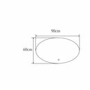 Ovale spiegel met LED verlichting en verwarming Luzi Wenen diverse maten