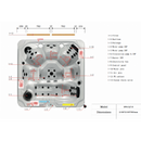 Buitenbad zwembad Oasis Maxi whirlpool 6-persoons