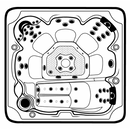 Buitenbad zwembad Oasis Maxi whirlpool 6-persoons