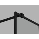 Inloopdouche douchewand Moderna mat zwarte rand NANO antikalk