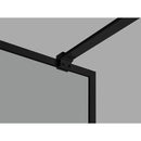 Inloopdouche douchewand Moderna mat zwarte rand NANO antikalk