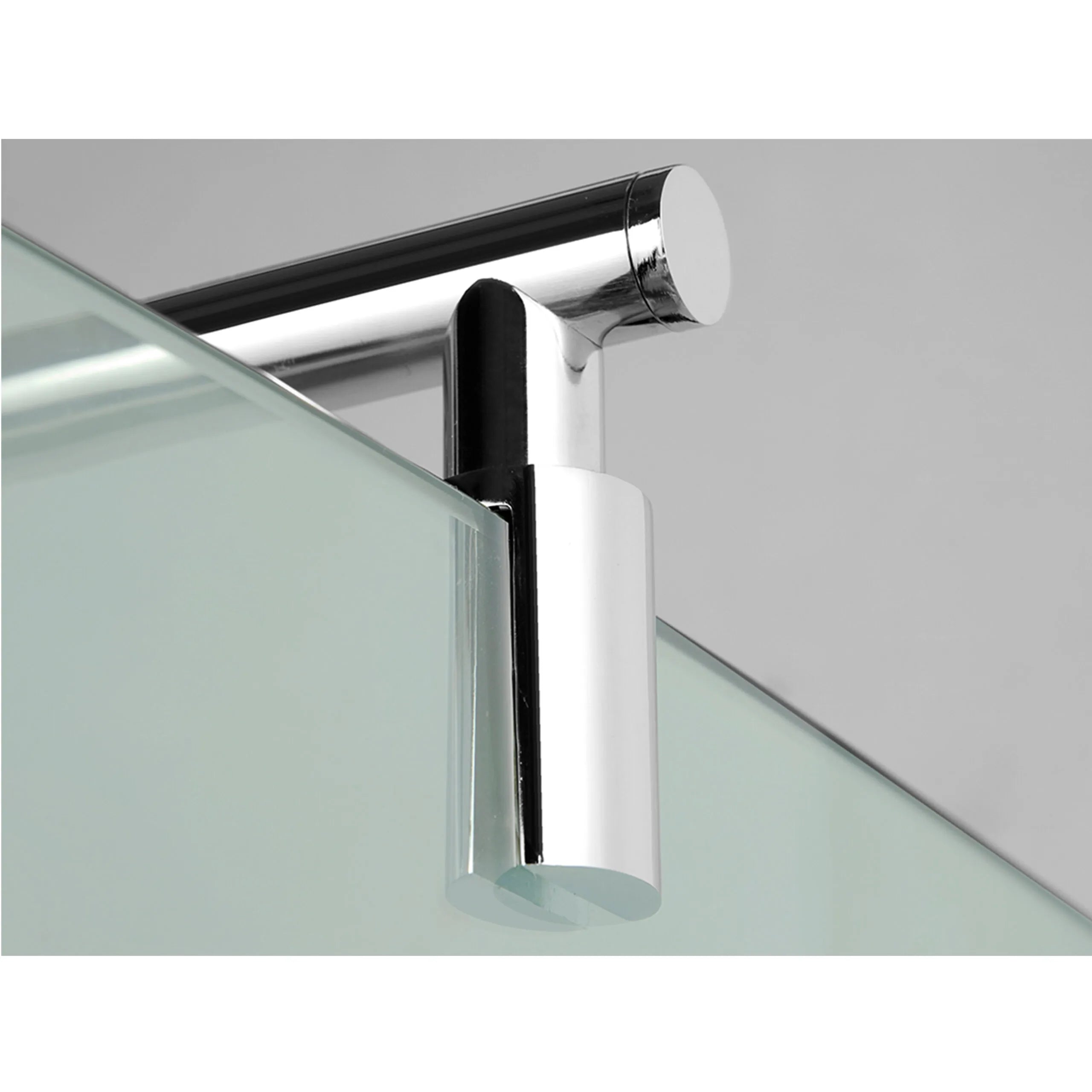 Detail van inloopdouche Fabriecio Classic Chroom