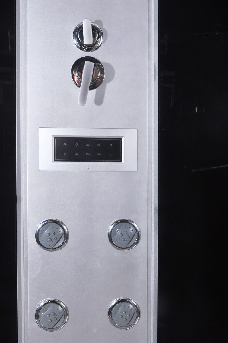 Gesloten douchecabine douchebad met stoom 130x130x225 Cuba