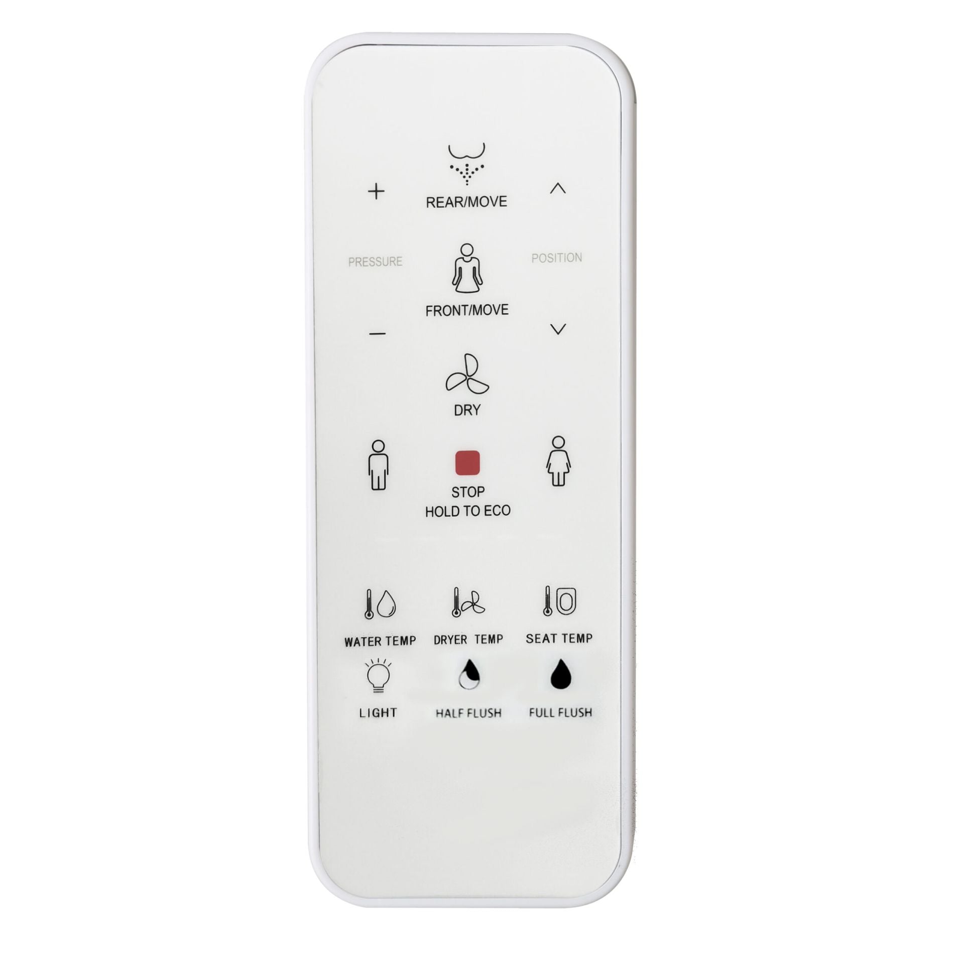 Wand Rimless Douche-WC Smart Bidet Met Geurafzuiging, Föhn En Zitting