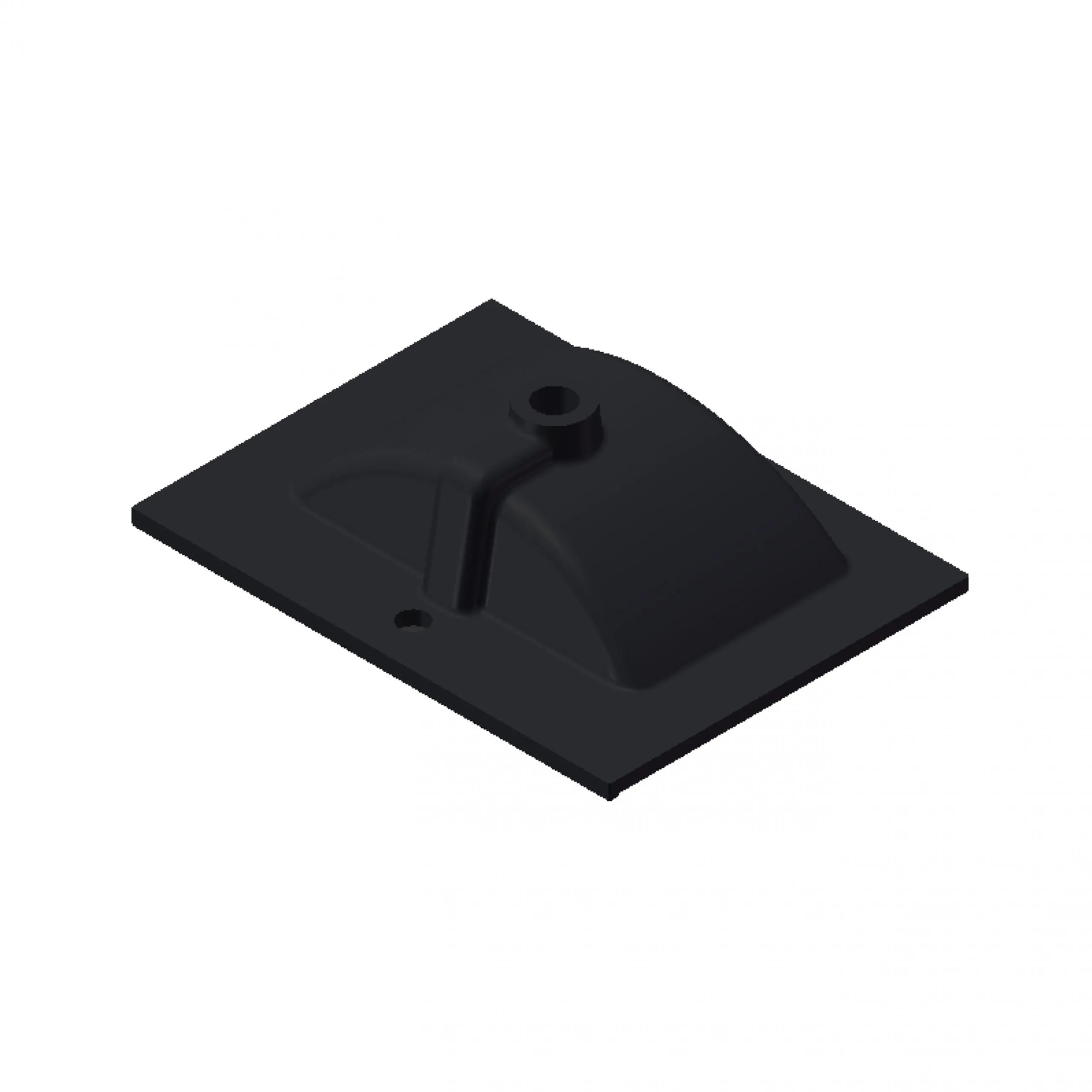 Wastafel Paris 60x46 cm met of zonder kraangat zwart/wit/mat wit