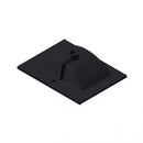 Wastafel Paris 60x46 cm met of zonder kraangat zwart/wit/mat wit