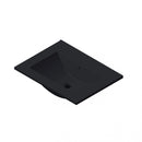 Wastafel Paris 60x46 cm met of zonder kraangat zwart/wit/mat wit