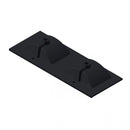 Wastafel Paris 120x46 cm met of zonder kraangat zwart/wit/mat wit