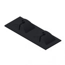 Wastafel Paris 120x46 cm met of zonder kraangat zwart/wit/mat wit