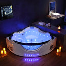 Luxe Whirlpool EOS 932 met Ozonator, LED Verlichting en Watermassage 155x155 CM