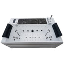 Montana 925 zwart Massage bad 180x100 CM