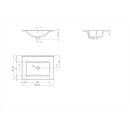 Wastafel Paris 60x46 cm met of zonder kraangat zwart/wit/mat wit