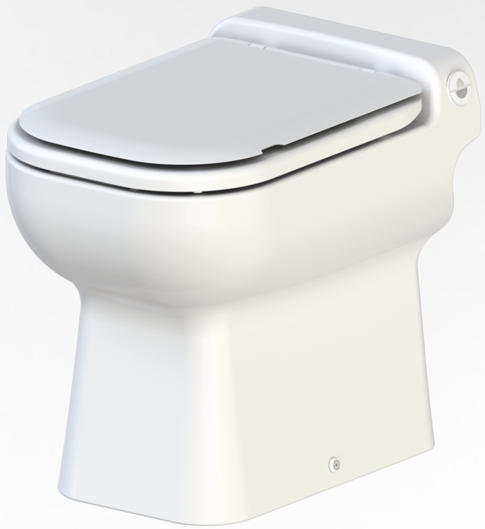 Sanibroyeur Sanicompact closetpot met fecaliënvermaler incl. wc bril
