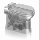 Sanibroyeur Sanicompact closetpot met fecaliënvermaler incl. wc bril