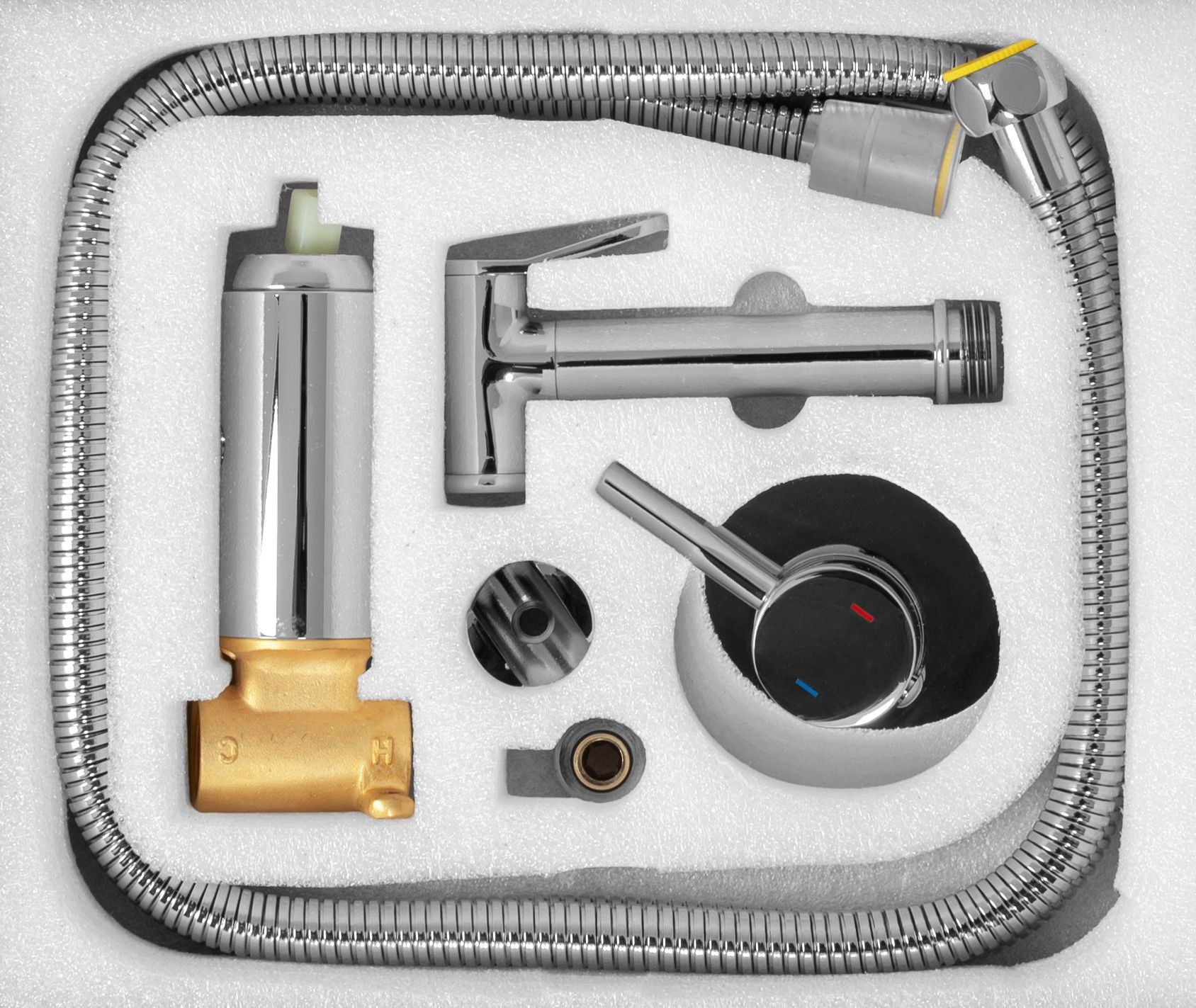 Inbouw Bidetmengkraan Rea Lungo Loop Chrom