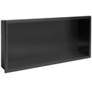 bathroom shelf 30x60 black matt