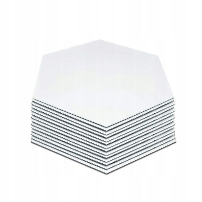 Hexagon decoratieve spiegel, zeshoekig, set van 8 stuks - View 3