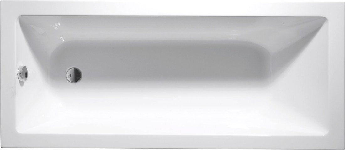 Aqualine Doubrava Rechthoekig Ligbad 160x70 cm Wit afbeelding 1