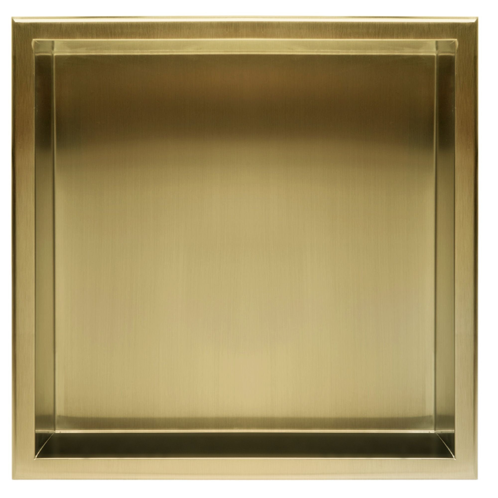 Badkamerplank 30x30 gouden borstel