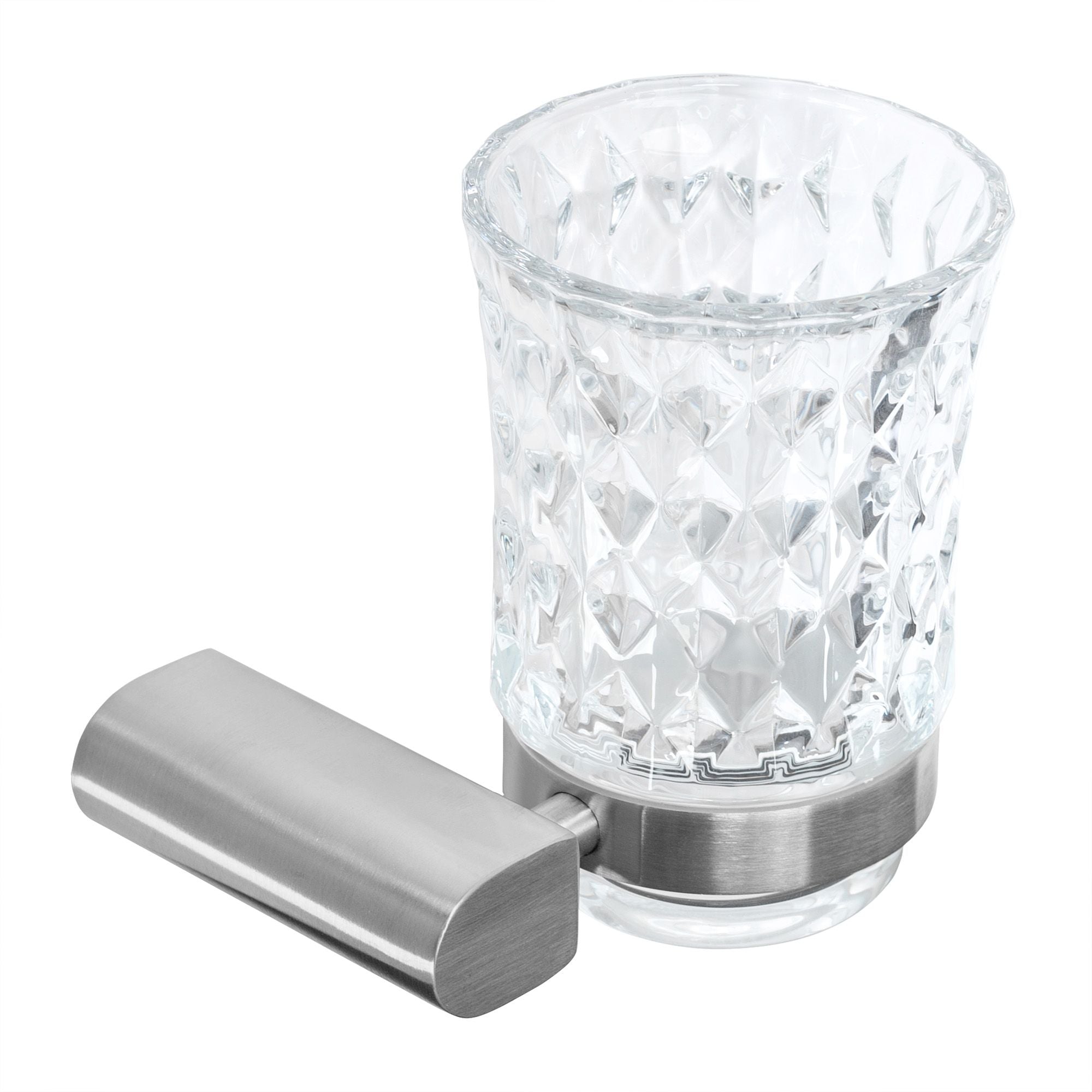 Badkamer hangende mok geborsteld nikkel 322224
