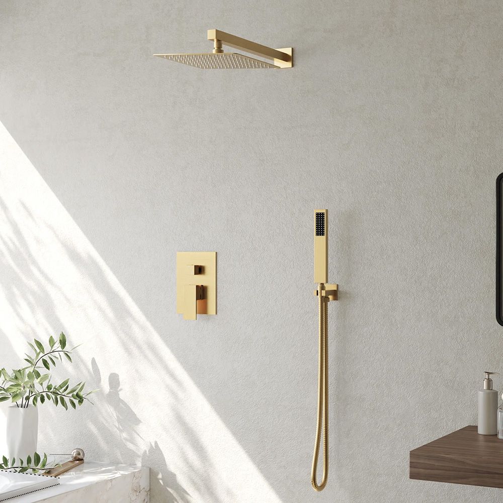 Inbouw Regendoucheset REA Fenix Goud + Box
