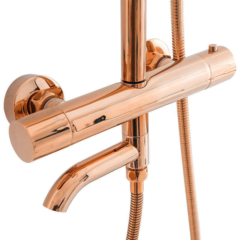 Doucheset REA Lungo Rose Gold Met Thermostaat - View 8