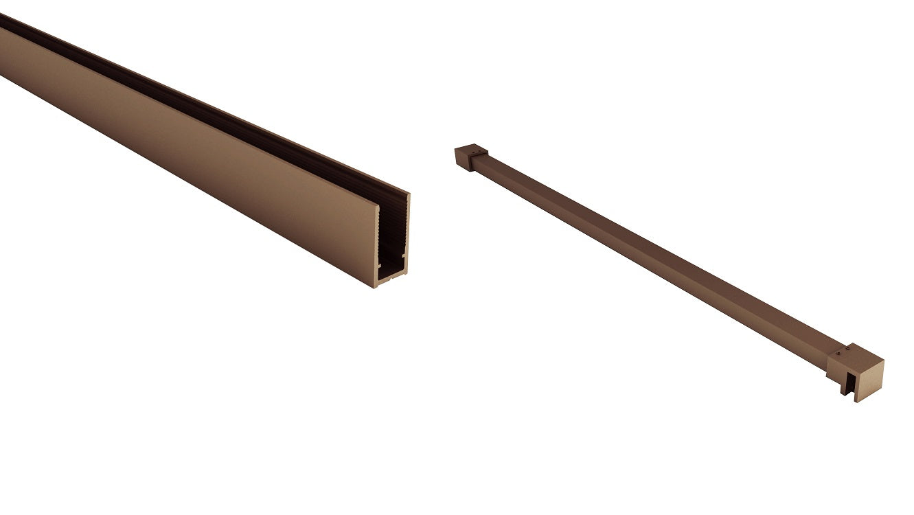 Aloni muurprofiel voor douchewand 8 mm