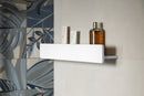 Abeline Rockstone Solid Surface Hoekplanchet Wit Mat 25x25 Cm - Sfeerbeeld