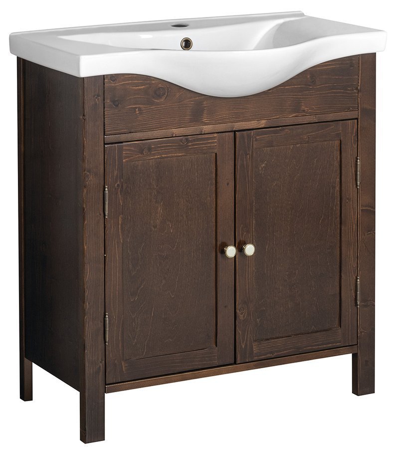 Sapho Ambra Badmeubel 75x35x80 Cm Gebeitst Sparren