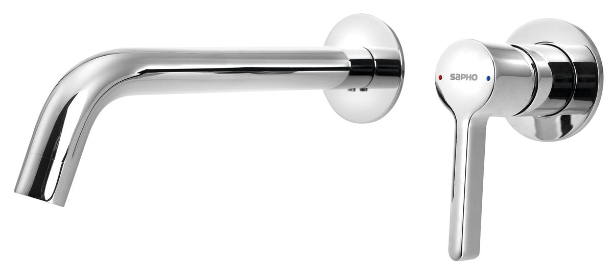 Sapho Iconic 2-Gats Inbouw Wastafelkraan Chroom