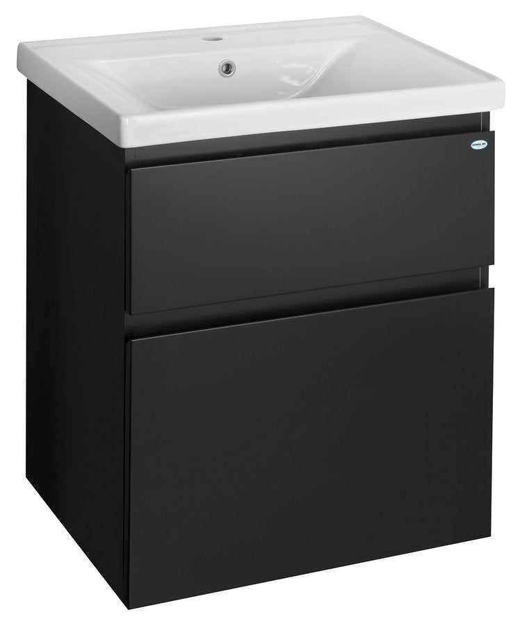 Badmeubel Altair 65x45x72 cm Mat Zwart