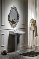 Aqualine ANTIK Retro Wastafelkolom Wit