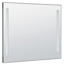 Mirror with LED lighting 100x80cm, rocker switch