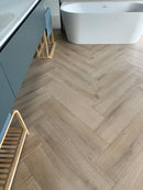 Vloertegel Breath Cognac 22,5x90 cm anti-slip R11