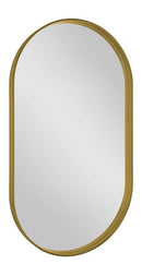 Avona Ovale Spiegel In Aluminium Frame 40 X 70 Cm Mat Goud
