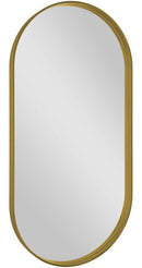 Avona Ovale Spiegel In Aluminium Frame 50 X 100 Cm Mat Goud