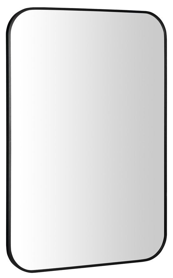 Arowana Rechthoekige Spiegel In Aluminium Frame 60 X 80 Cm Mat Zwart