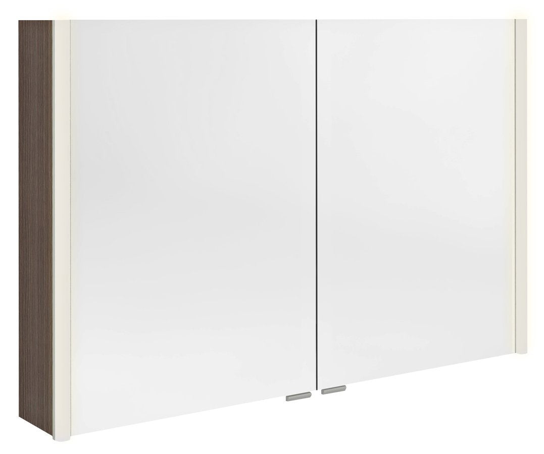 Spiegelkast Sapho Alix 106×70 cm Grenen — met LED-verlichting